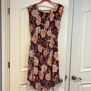 Loft Floral Print Summer Dress